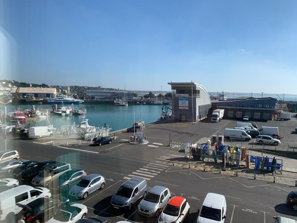 Appartement Villa Chausey, Vue Sur Le Port Granville Buitenkant foto